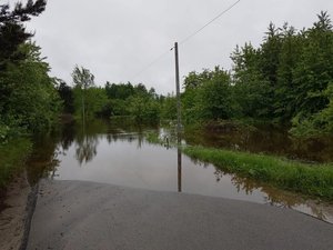 zalane tereny w gminie Bojanów