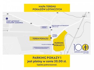 Mapa dojazdu do parkingu