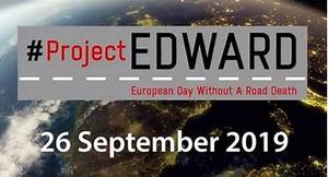 Na zdjęciu baner akcji EDWARD 26. września 2019r.