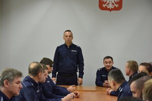 Powitanie Zastępcy Komendanta Powiatowego Policji w Przeworsku