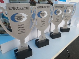 Nagrody przygotowane dla laureatów &quot;Munduriady 2019&quot;.