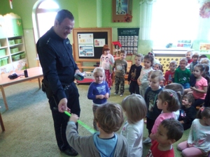 Spotkanie z dzieci w przedszkolu w Nowosielcach