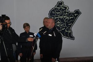 Konferencja prasowa KWP Rzeszów